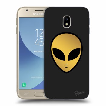Picasee silikónový čierny obal pre Samsung Galaxy J3 2017 J330F - Earth - Alien