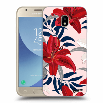 Obal pre Samsung Galaxy J3 2017 J330F - Red Lily