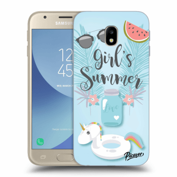 Picasee silikónový prehľadný obal pre Samsung Galaxy J3 2017 J330F - Girls Summer