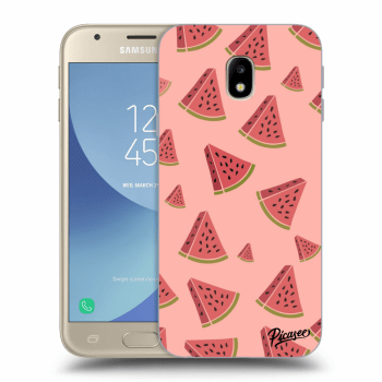 Picasee silikónový prehľadný obal pre Samsung Galaxy J3 2017 J330F - Watermelon