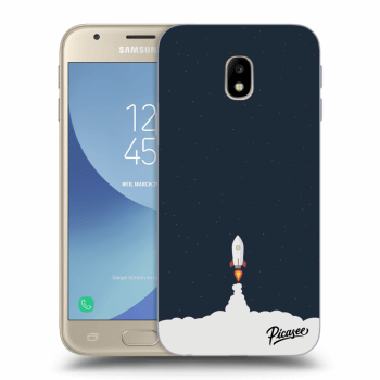 Picasee silikónový prehľadný obal pre Samsung Galaxy J3 2017 J330F - Astronaut 2