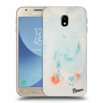 Picasee silikónový prehľadný obal pre Samsung Galaxy J3 2017 J330F - Splash