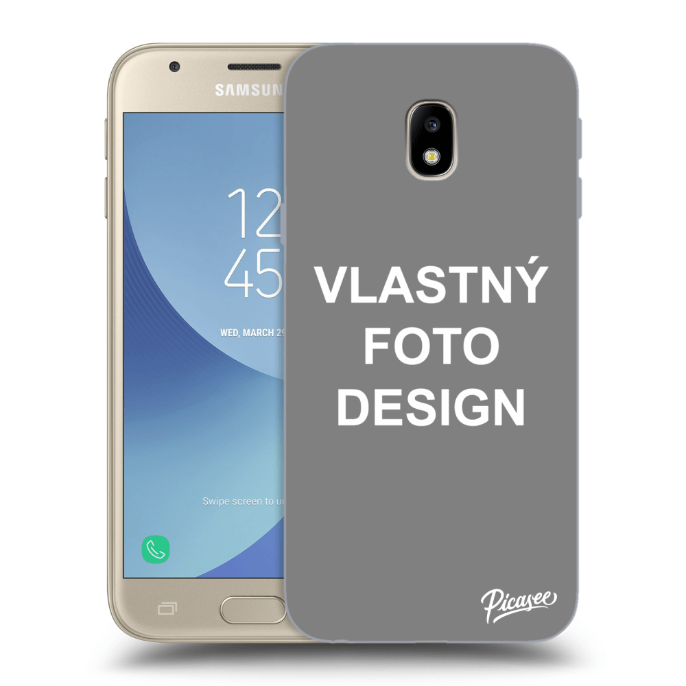 Picasee silikónový prehľadný obal pre Samsung Galaxy J3 2017 J330F - Vlastný fotka/motiv