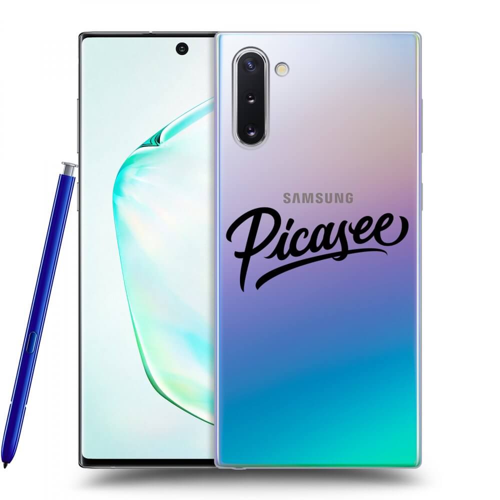 Picasee silikónový prehľadný obal pre Samsung Galaxy Note 10 N970F - Picasee - old logo - black