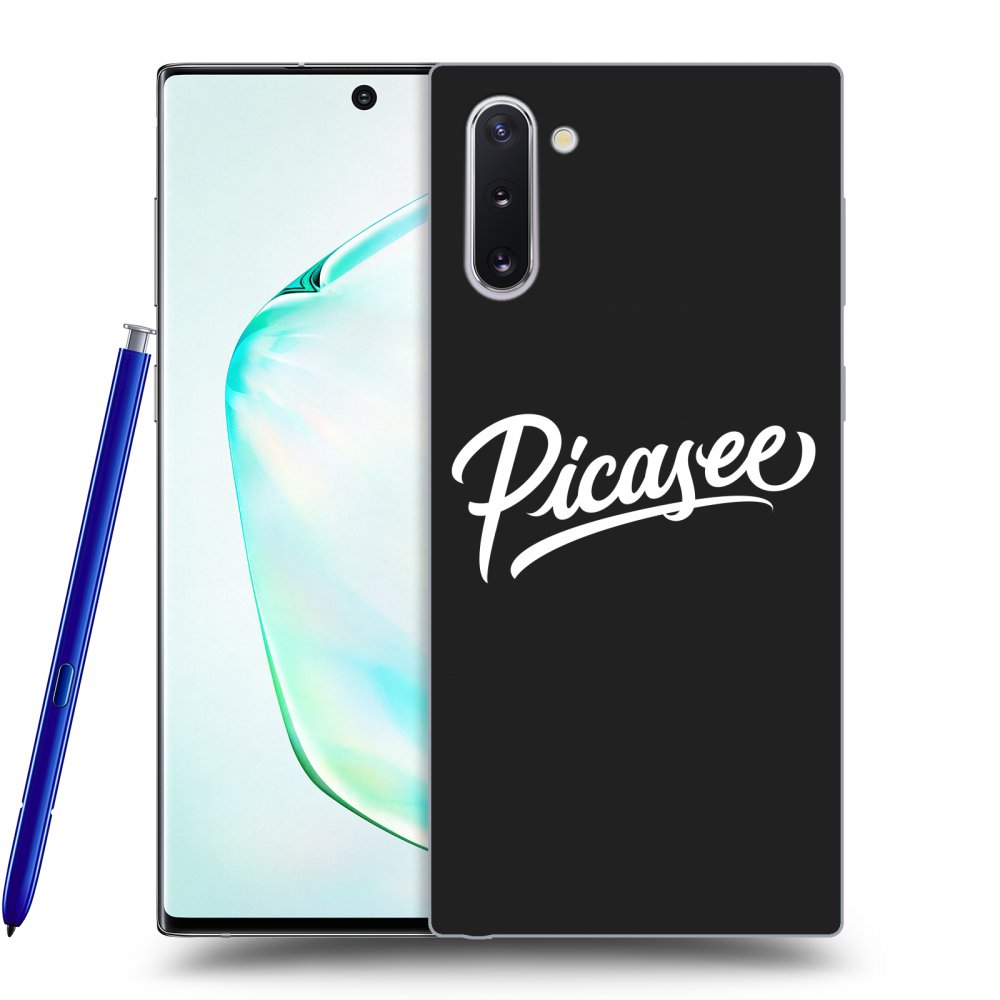 Picasee silikónový čierny obal pre Samsung Galaxy Note 10 N970F - Picasee - old logo - white