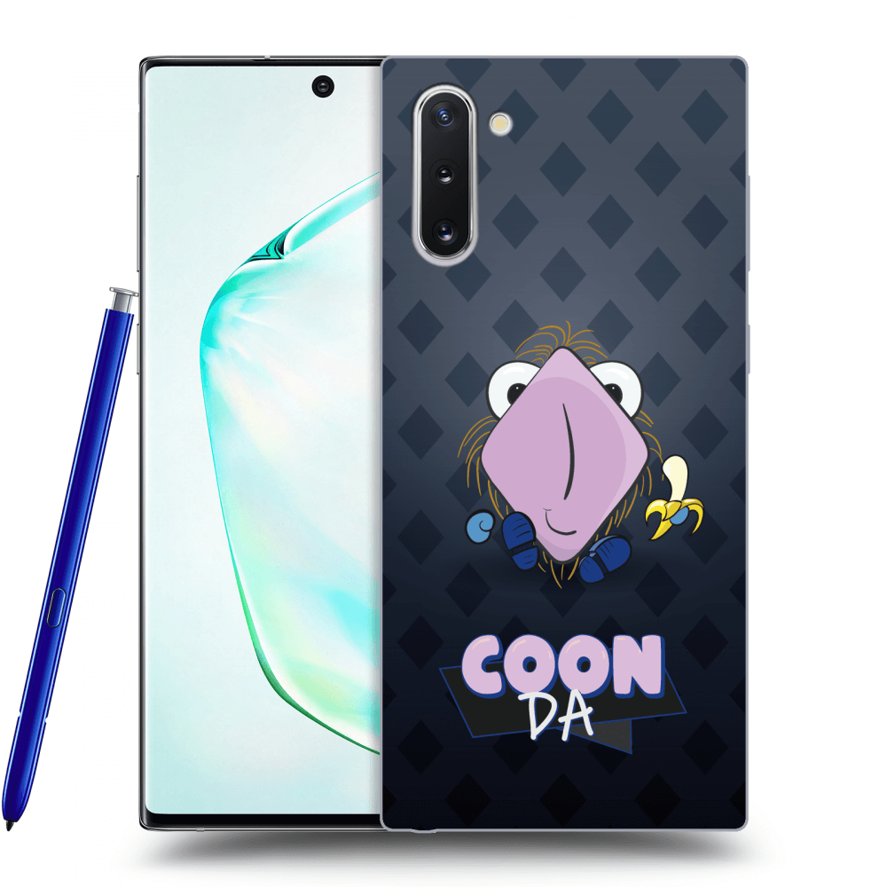 Picasee silikónový prehľadný obal pre Samsung Galaxy Note 10 N970F - COONDA chlupatka - tmavá