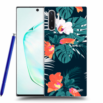 Picasee silikónový prehľadný obal pre Samsung Galaxy Note 10 N970F - Monstera Color