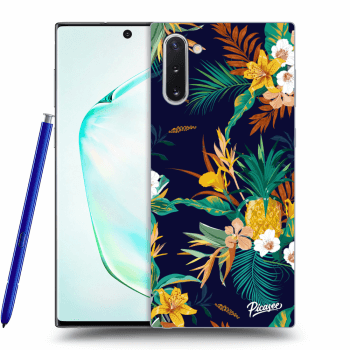 Picasee silikónový čierny obal pre Samsung Galaxy Note 10 N970F - Pineapple Color