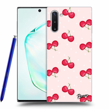 Picasee silikónový prehľadný obal pre Samsung Galaxy Note 10 N970F - Cherries