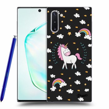 Picasee silikónový čierny obal pre Samsung Galaxy Note 10 N970F - Unicorn star heaven