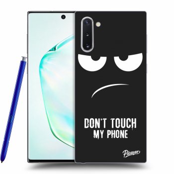 Picasee silikónový čierny obal pre Samsung Galaxy Note 10 N970F - Don't Touch My Phone