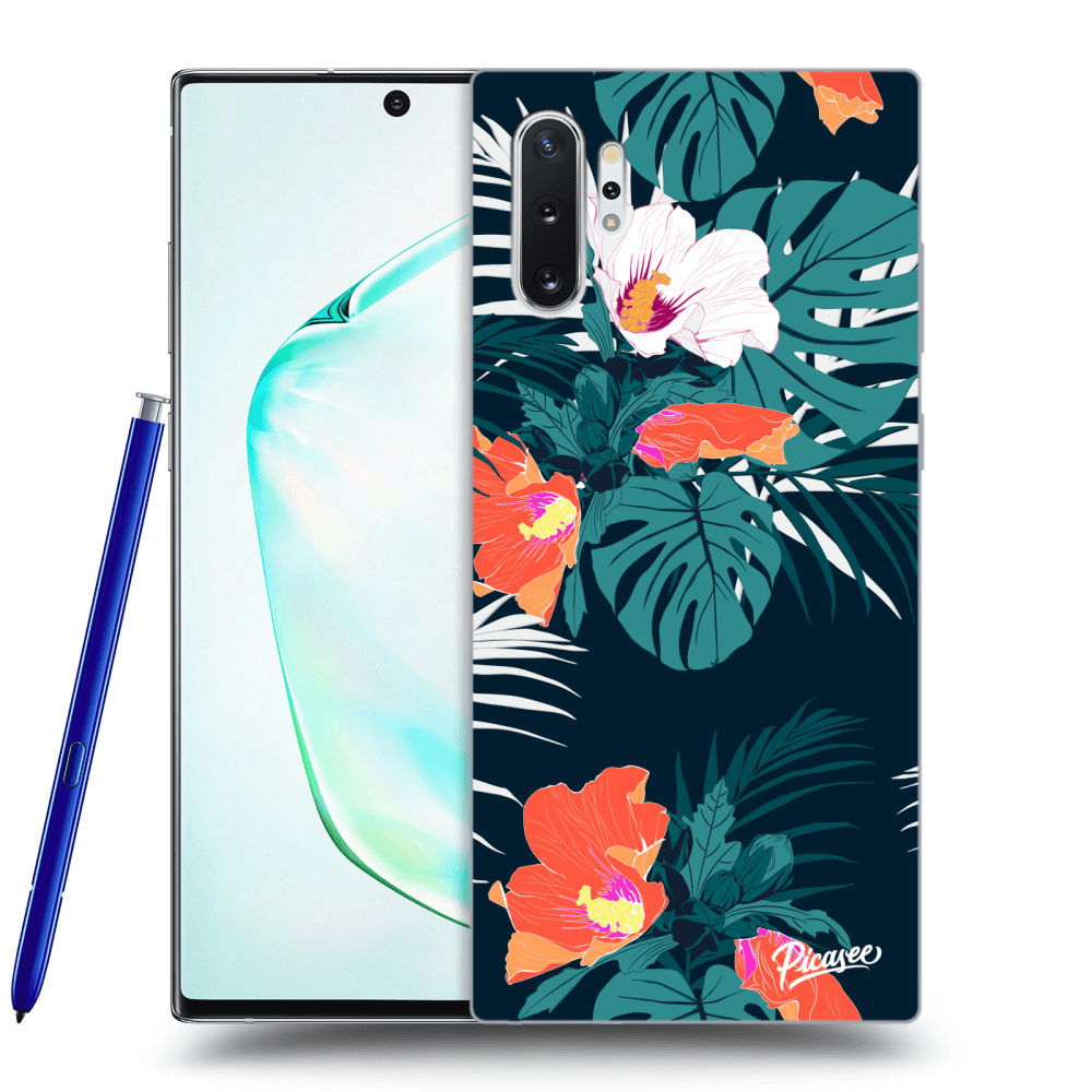 Silikónový Prehľadný Obal Pre Samsung Galaxy Note 10+ N975F - Monstera Color