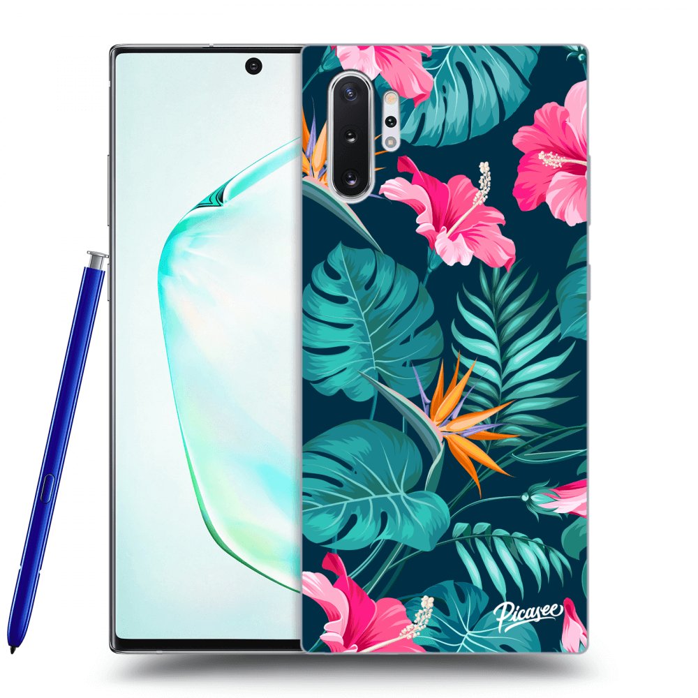 Picasee ULTIMATE CASE pro Samsung Galaxy Note 10+ N975F - Pink Monstera
