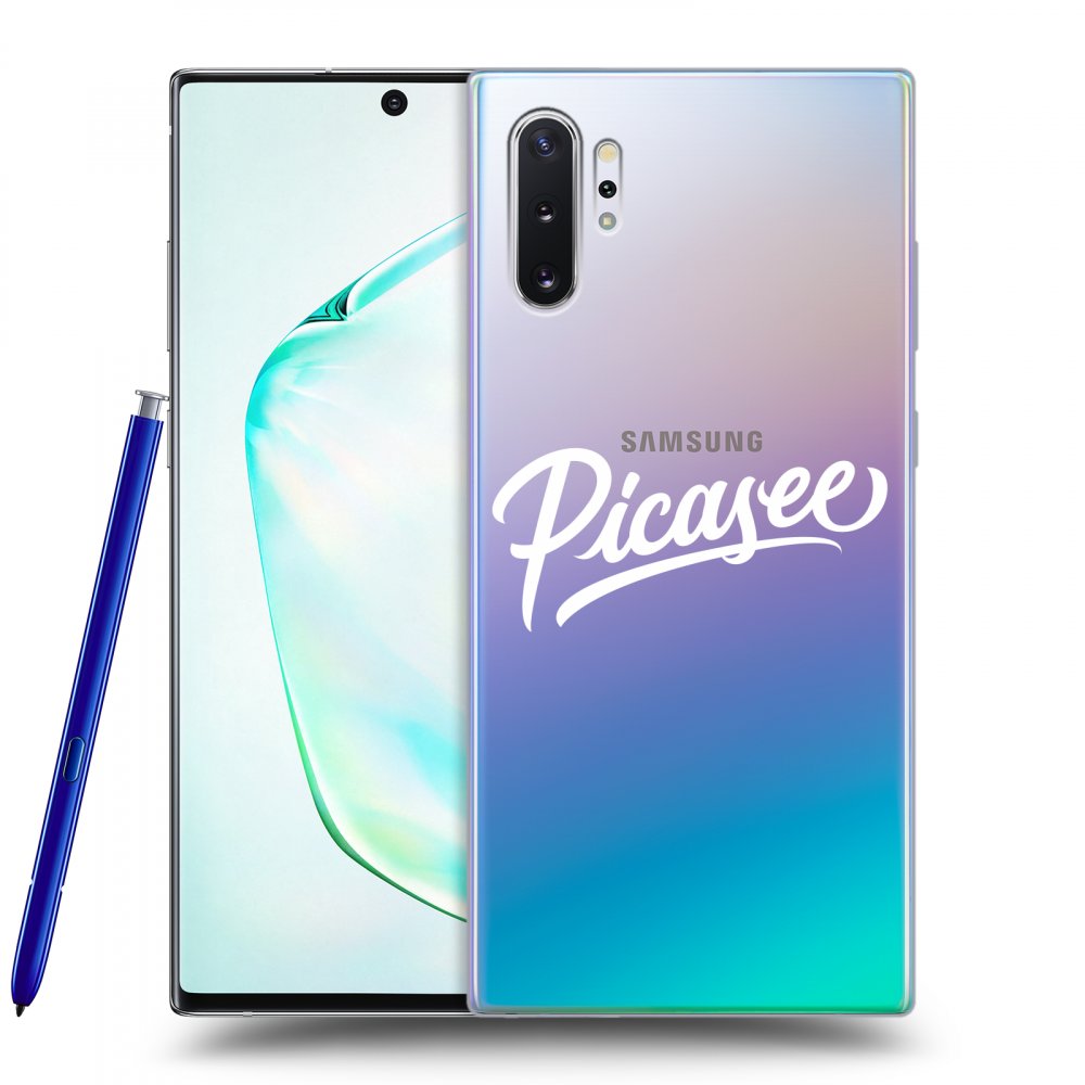 Picasee silikónový prehľadný obal pre Samsung Galaxy Note 10+ N975F - Picasee - old logo - white