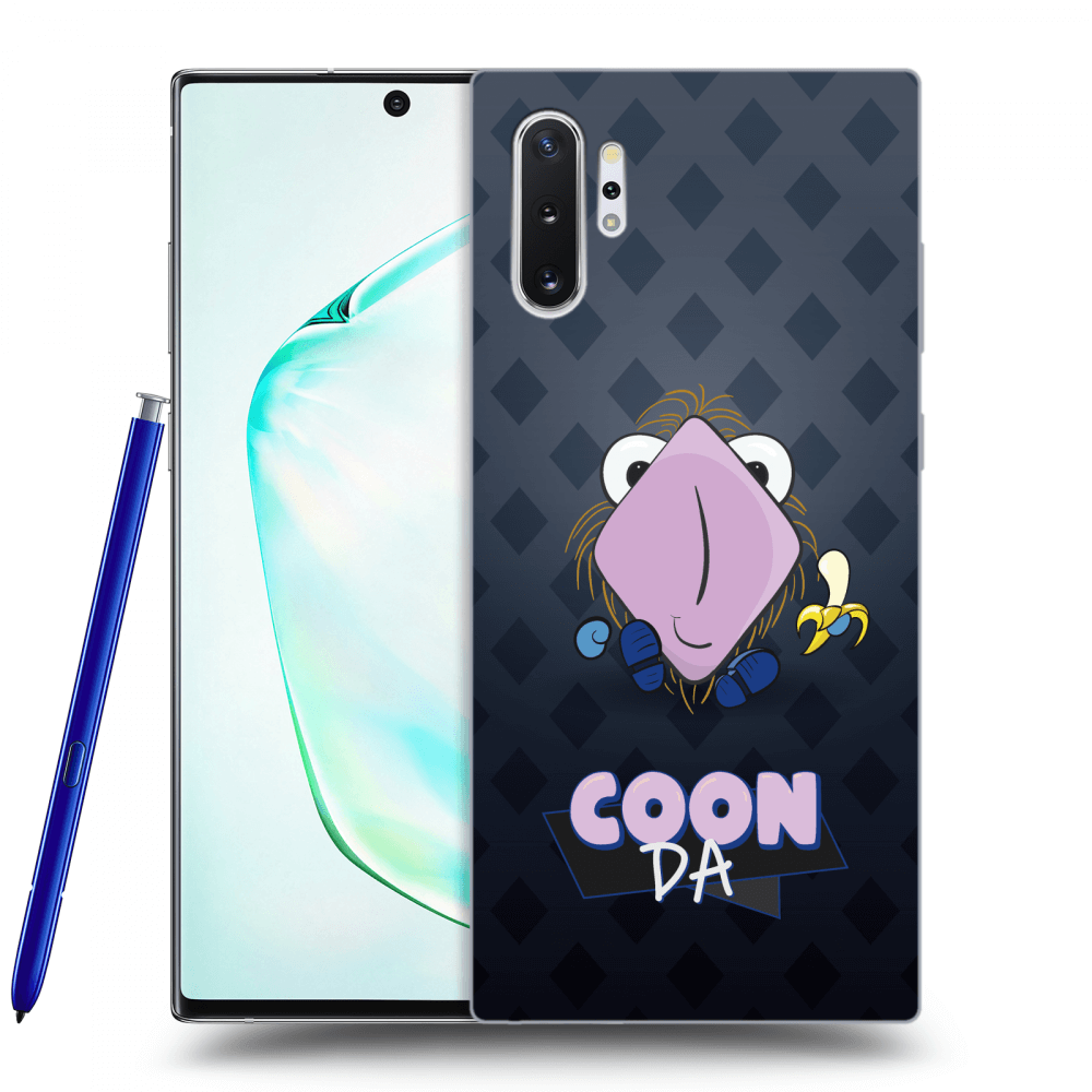 Picasee silikónový prehľadný obal pre Samsung Galaxy Note 10+ N975F - COONDA chlupatka - tmavá