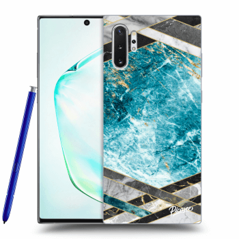 Picasee ULTIMATE CASE pro Samsung Galaxy Note 10+ N975F - Blue geometry
