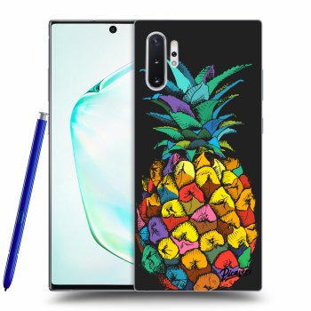 Picasee silikónový čierny obal pre Samsung Galaxy Note 10+ N975F - Pineapple
