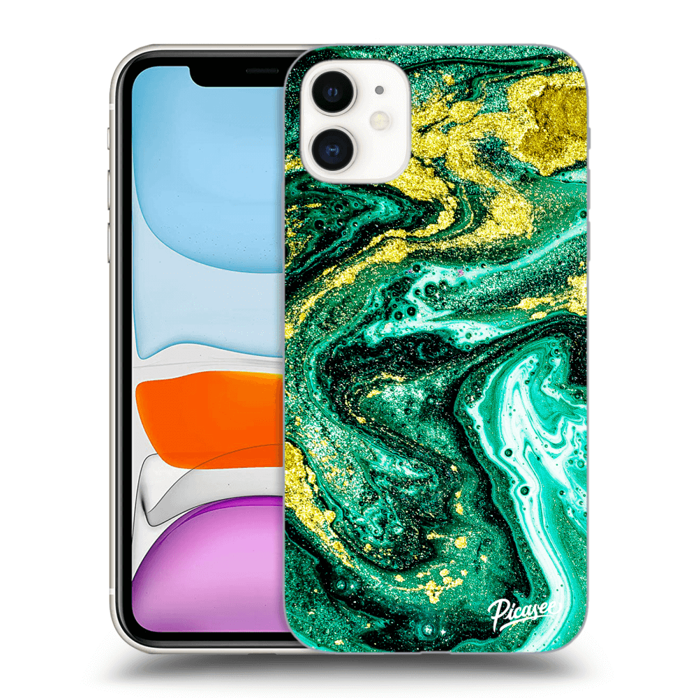 Picasee ULTIMATE CASE pro Apple iPhone 11 - Green Gold