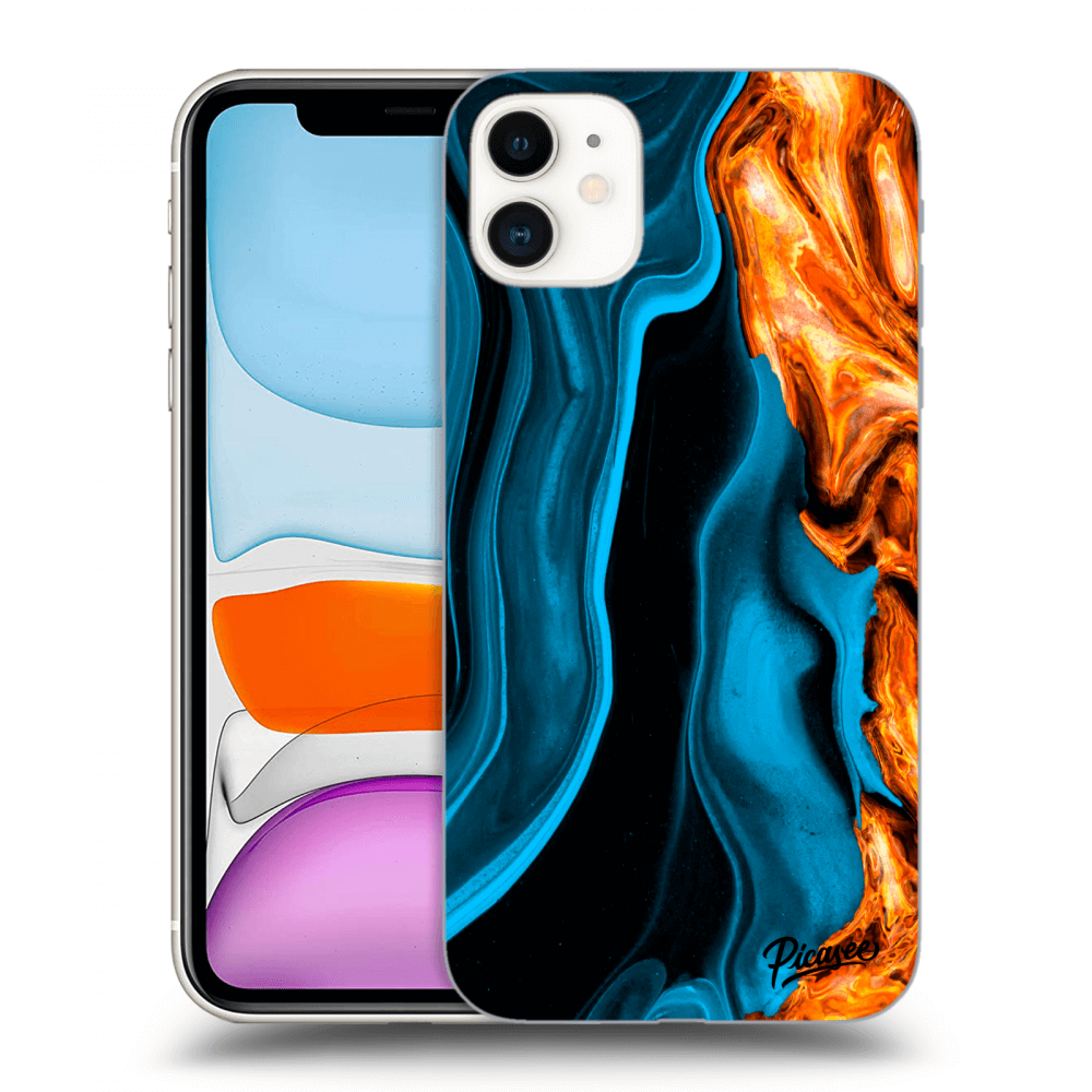 Picasee ULTIMATE CASE pro Apple iPhone 11 - Gold blue