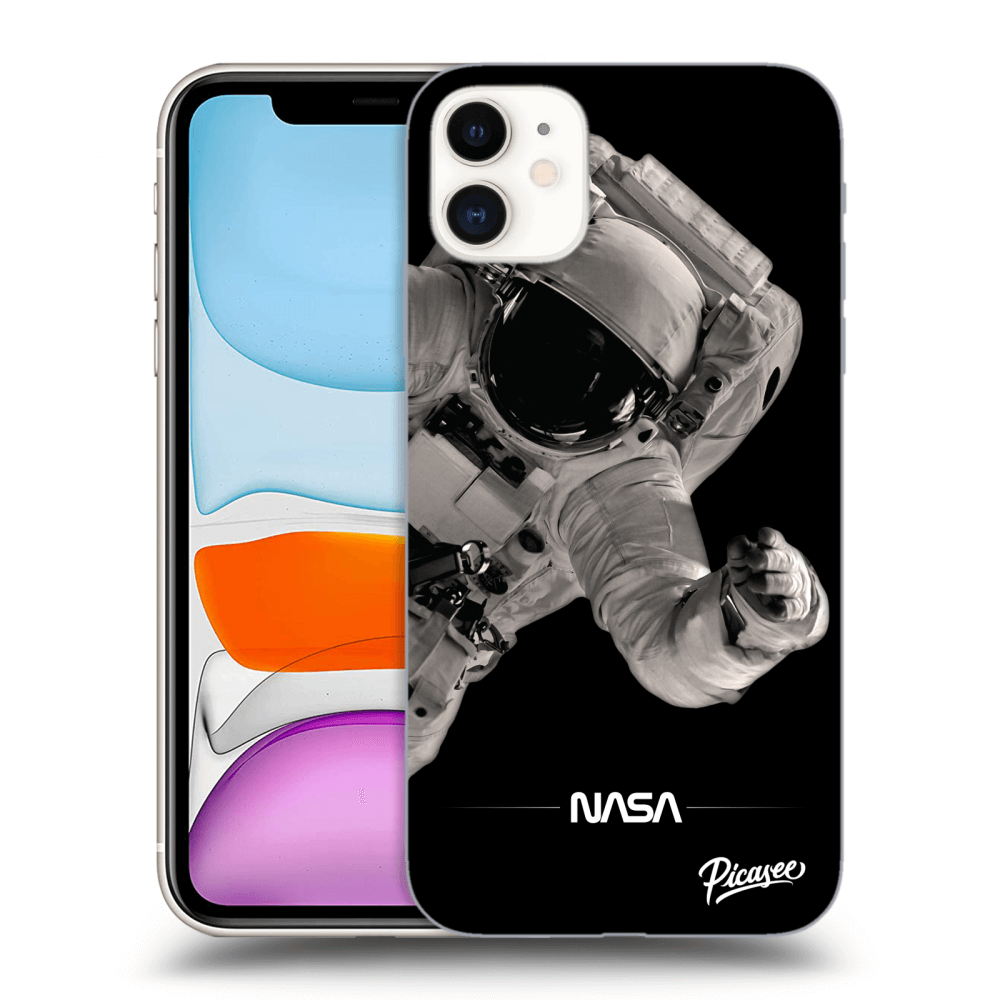 Picasee silikónový prehľadný obal pre Apple iPhone 11 - Astronaut Big