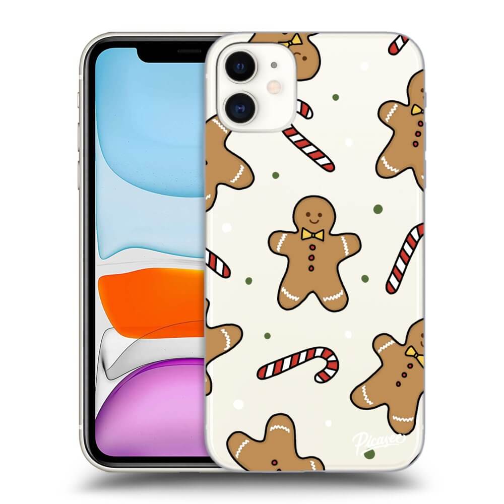 Picasee silikónový prehľadný obal pre Apple iPhone 11 - Gingerbread