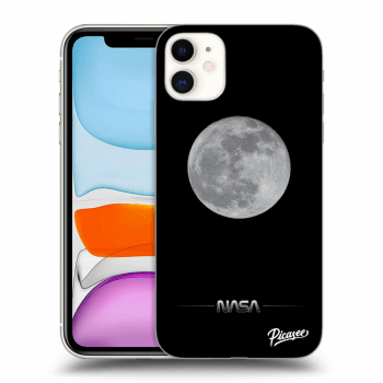 Picasee silikónový čierny obal pre Apple iPhone 11 - Moon Minimal