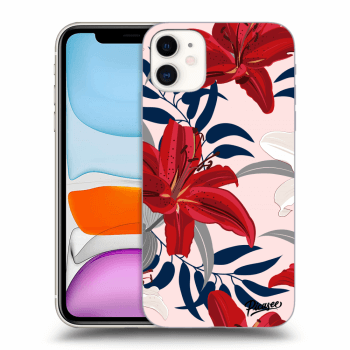Obal pre Apple iPhone 11 - Red Lily