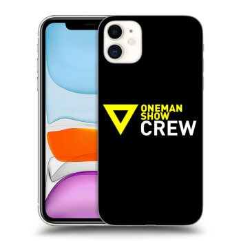 Picasee silikónový čierny obal pre Apple iPhone 11 - ONEMANSHOW CREW