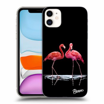 Picasee ULTIMATE CASE pro Apple iPhone 11 - Flamingos couple