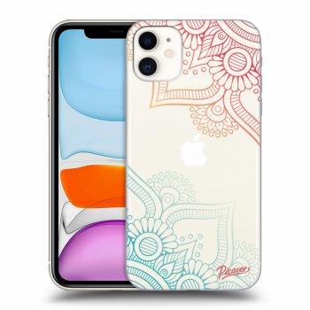 Picasee silikónový prehľadný obal pre Apple iPhone 11 - Flowers pattern