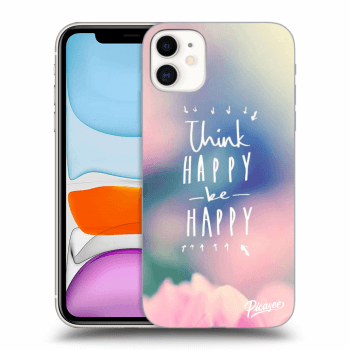 Obal pre Apple iPhone 11 - Think happy be happy