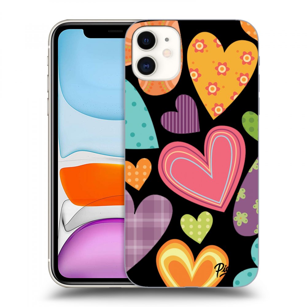 Picasee ULTIMATE CASE pro Apple iPhone 11 - Colored heart