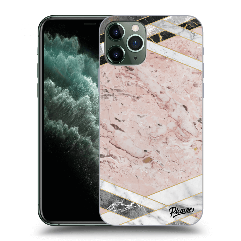 Picasee ULTIMATE CASE pro Apple iPhone 11 Pro - Pink geometry