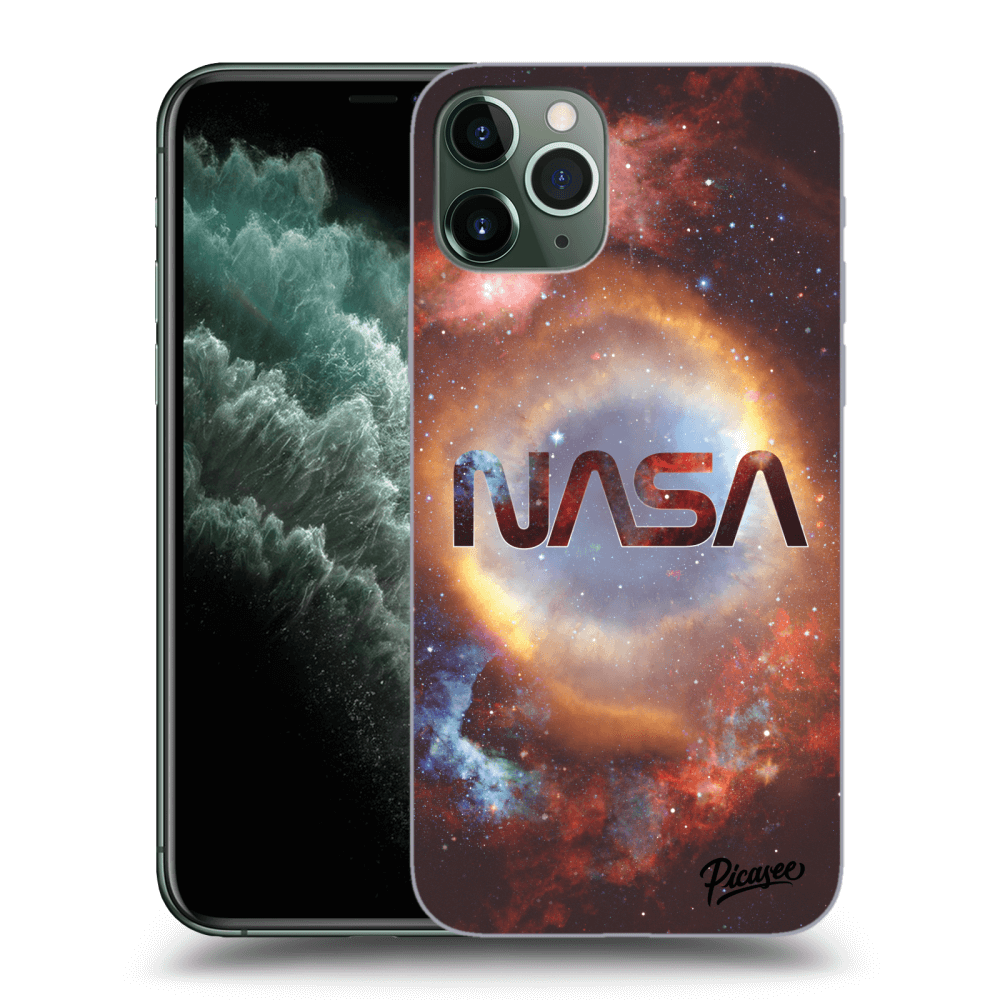 Picasee silikónový čierny obal pre Apple iPhone 11 Pro - Nebula