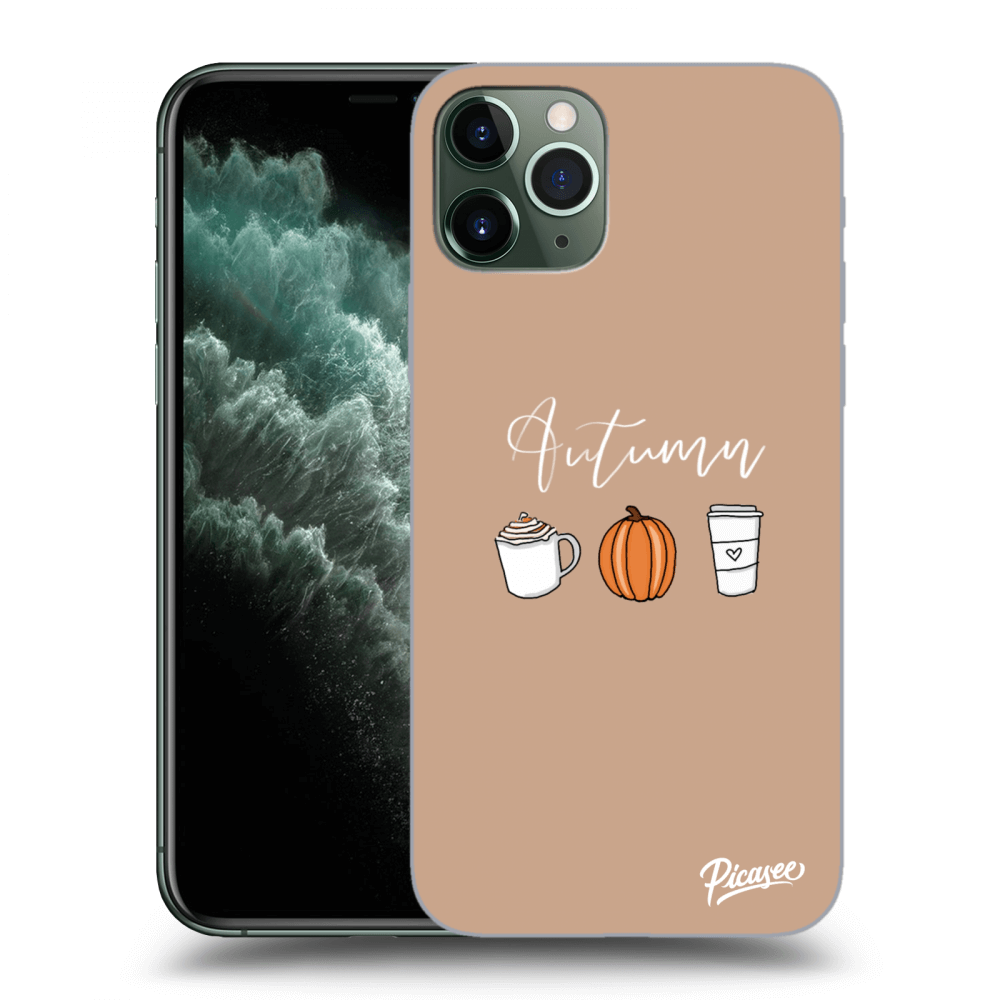 Picasee silikónový prehľadný obal pre Apple iPhone 11 Pro - Autumn