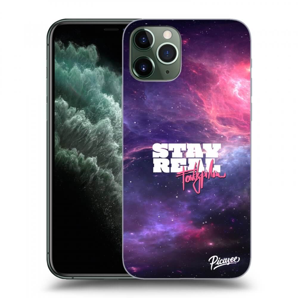 Picasee silikónový prehľadný obal pre Apple iPhone 11 Pro - Stay Real