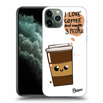 Picasee silikónový prehľadný obal pre Apple iPhone 11 Pro - Cute coffee