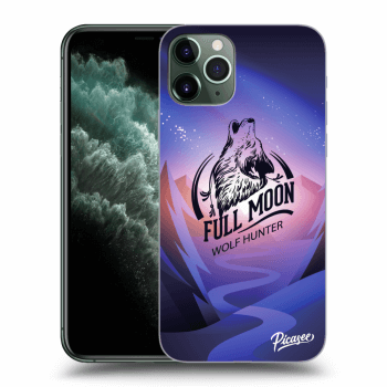 Picasee silikónový prehľadný obal pre Apple iPhone 11 Pro - Wolf