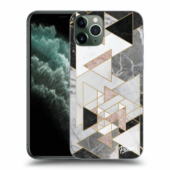 Picasee silikónový prehľadný obal pre Apple iPhone 11 Pro - Light geometry