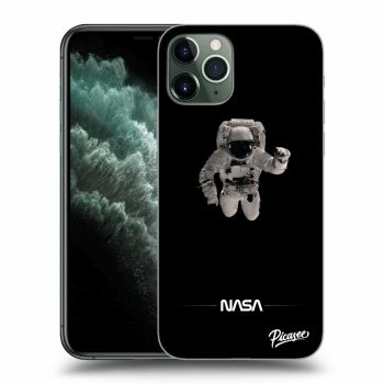Picasee silikónový prehľadný obal pre Apple iPhone 11 Pro - Astronaut Minimal