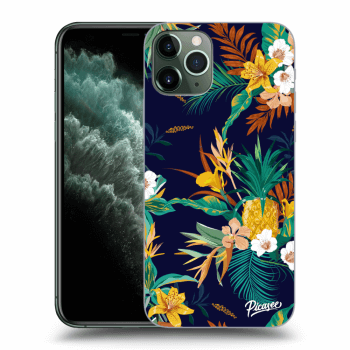 Picasee silikónový prehľadný obal pre Apple iPhone 11 Pro - Pineapple Color