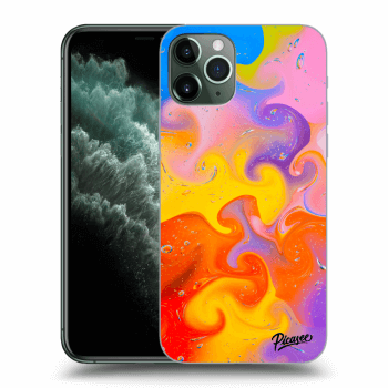 Picasee silikónový prehľadný obal pre Apple iPhone 11 Pro - Bubbles