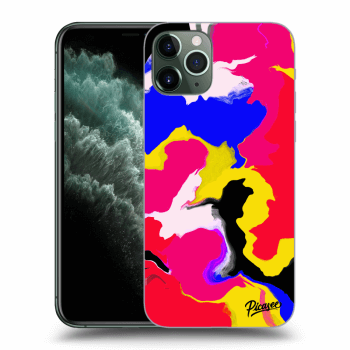 Picasee silikónový prehľadný obal pre Apple iPhone 11 Pro - Watercolor