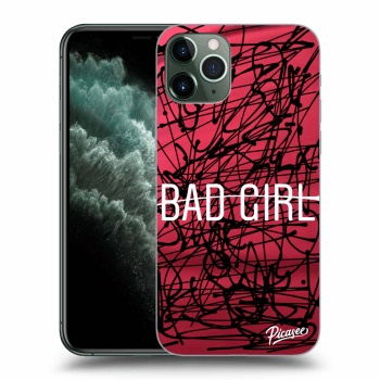 Picasee silikónový prehľadný obal pre Apple iPhone 11 Pro - Bad girl