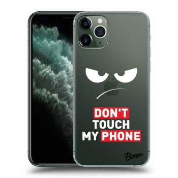 Picasee silikónový prehľadný obal pre Apple iPhone 11 Pro - Angry Eyes - Transparent