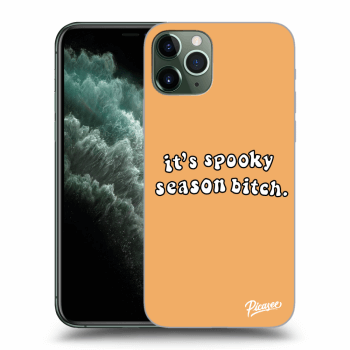 Picasee silikónový prehľadný obal pre Apple iPhone 11 Pro - Spooky season