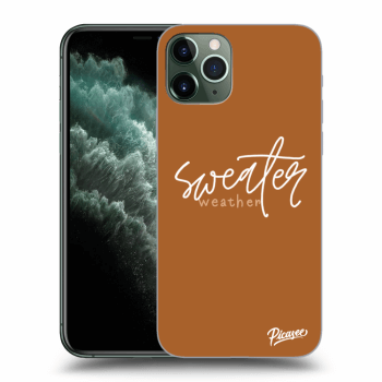 Picasee silikónový prehľadný obal pre Apple iPhone 11 Pro - Sweater weather