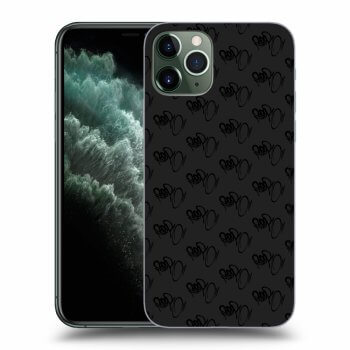 Picasee silikónový čierny obal pre Apple iPhone 11 Pro - Separ - Black On Black 1