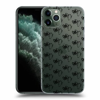 Picasee silikónový prehľadný obal pre Apple iPhone 11 Pro - Separ - Black On Black 1