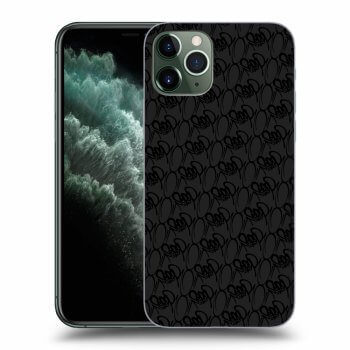 Picasee silikónový čierny obal pre Apple iPhone 11 Pro - Separ - Black On Black 2
